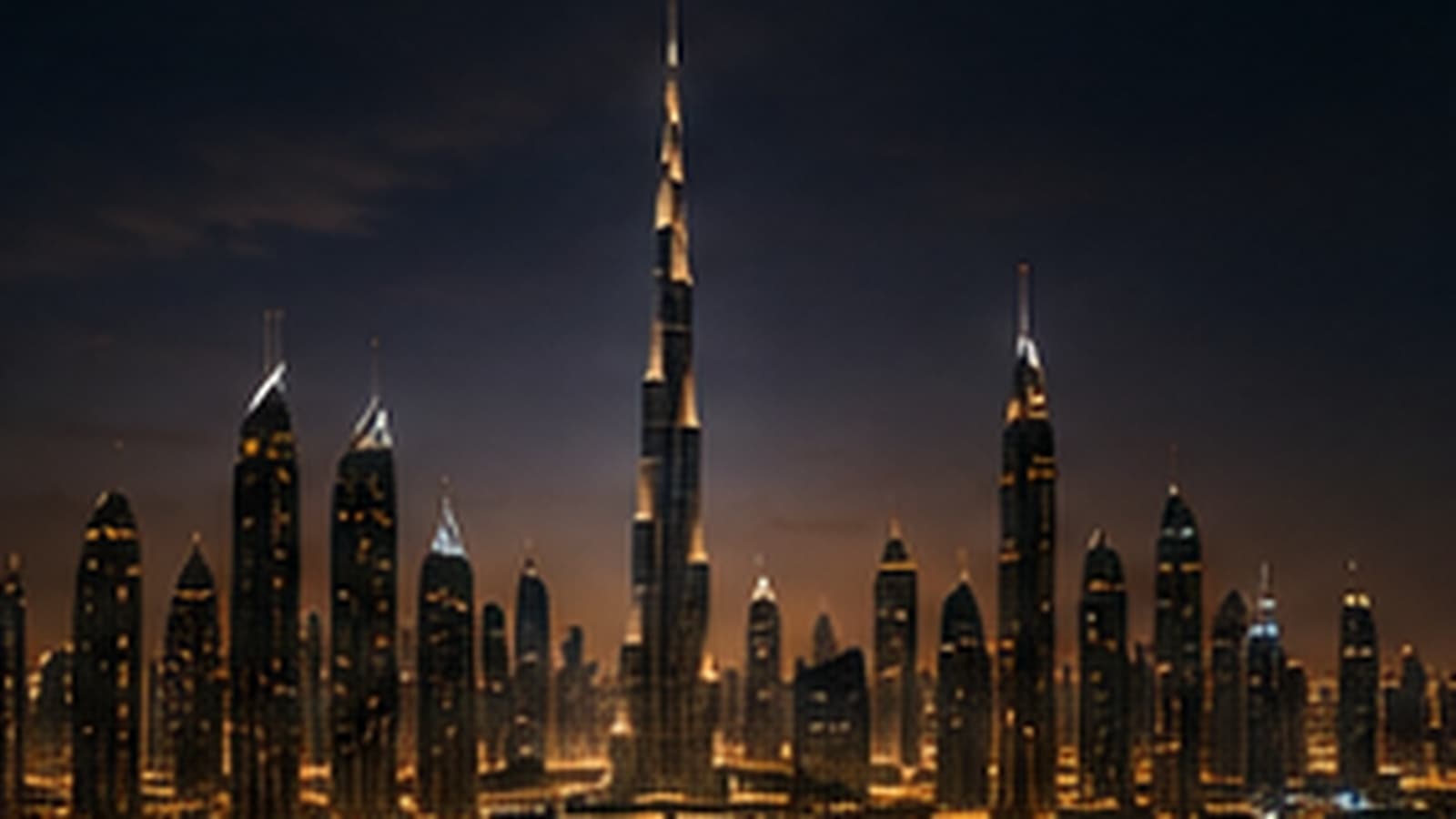 City skyline at night representing global hospitality growth