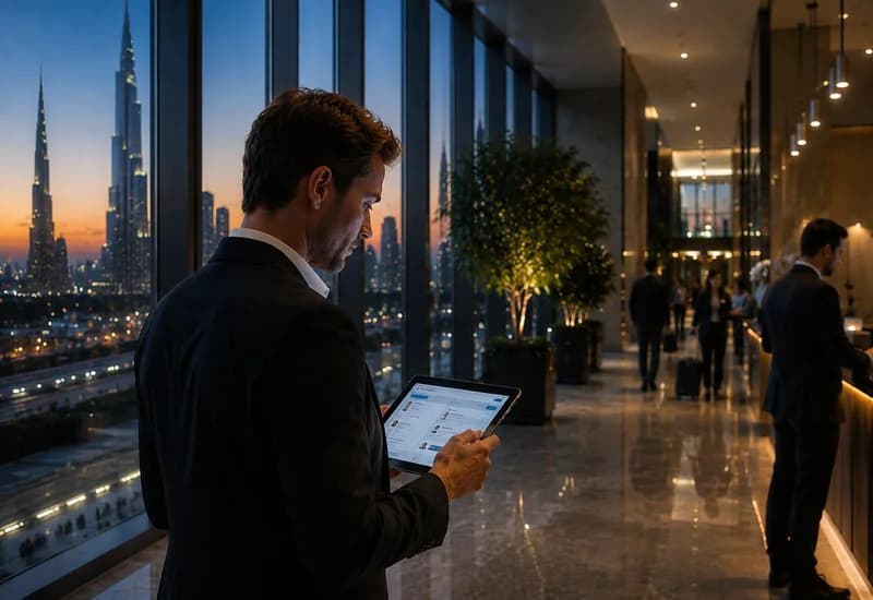 Ambient hospitality venue setting representing the industry's evolving experience